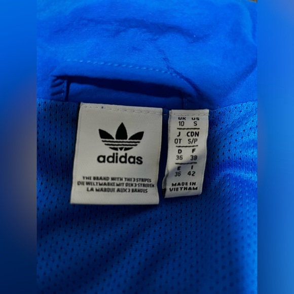 Adidas Blue Zip-up - Picture 2 of 4